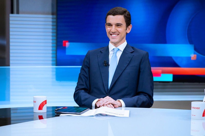 Sebastião Bugalho, no Debate das Europeias 2024, na SIC / SIC Notícias
