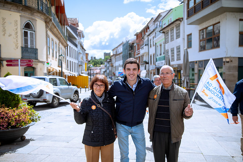 Sebastião Bugalho em Contacto com a população de Bragança